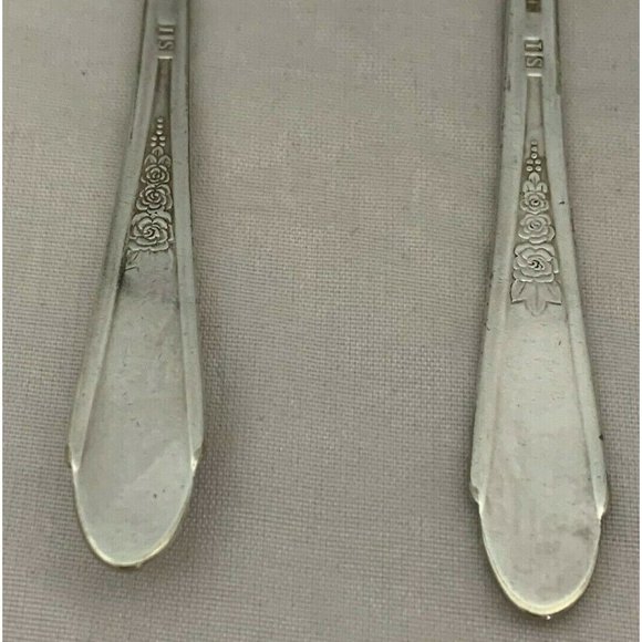 International Silver Wm Rogers & Son - Gardenia - 4 Teaspoons - 6" - Picture 7 of 12
